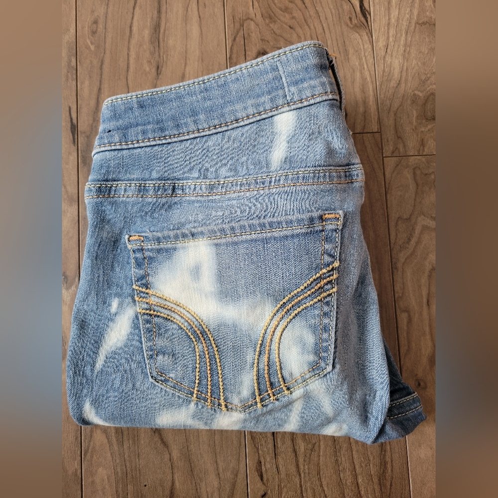 HOLLISTER Jeans, Tie Dye Jeans, Bleached pattern…